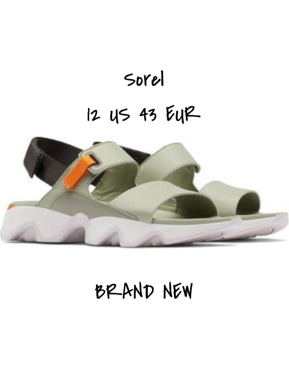 SOREL Women's Kinetic Impact II Sling Low Sandals - Size 12 US EUR 43 New